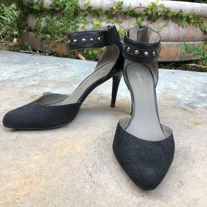 Levity Heels with Studded Ankle Strap